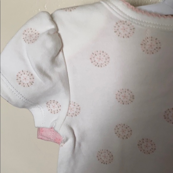 Rabbit & Bear 100% Organic Cotton girls Romper 3PC - Picture 4 of 11